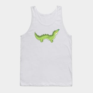 Cute Green Lizard Dragon Tank Top